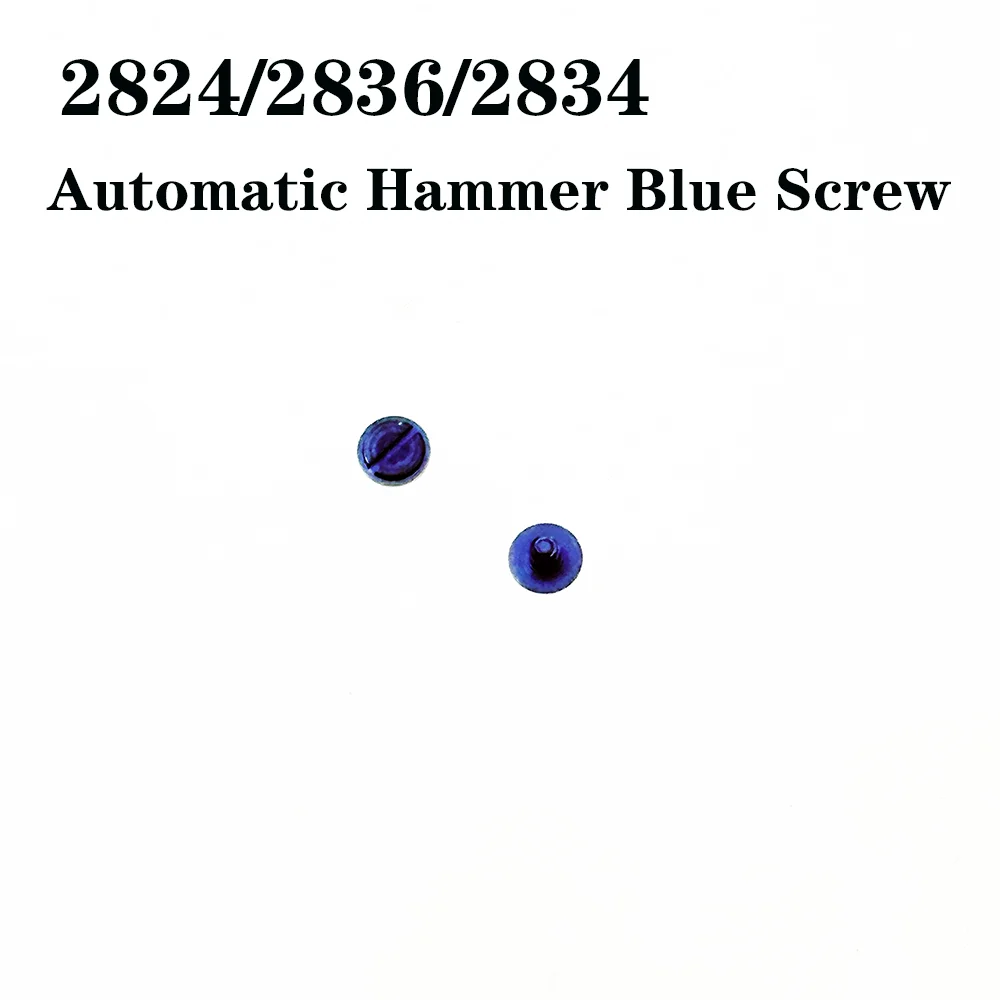

Watch Accessories Suitable for 2824 2836 2834 Movement Automatic Hammer Blue Screw Watch Repair Parts