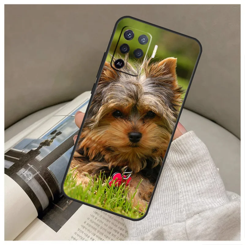 Mini Yorkshire Terrier Case For OPPO A96 A76 A16 A54 A74 A94 A98 A78 A5 A9 A15 A17 A77 A52 A72 A53S A57S A79 Cover