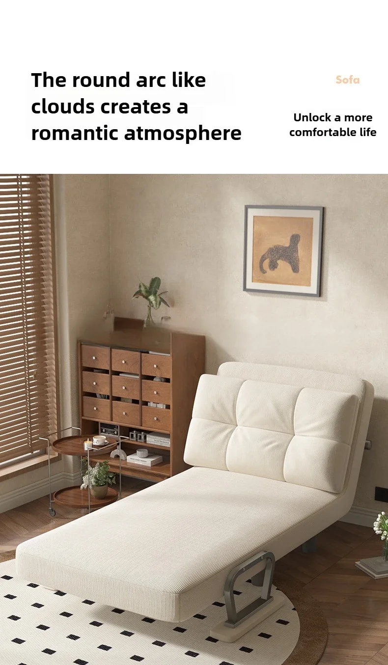 โซฟาเบดพับได้ ทำจากวัสดุผ้าลูกฟูกหรือหนังเคลือบน้ำมัน โซฟาเดี่ยวและโซฟาคู่ เก้าอี้นั่งในบ้านสำหรับฤดูหนาว เตียงงีบในออฟฟิศ