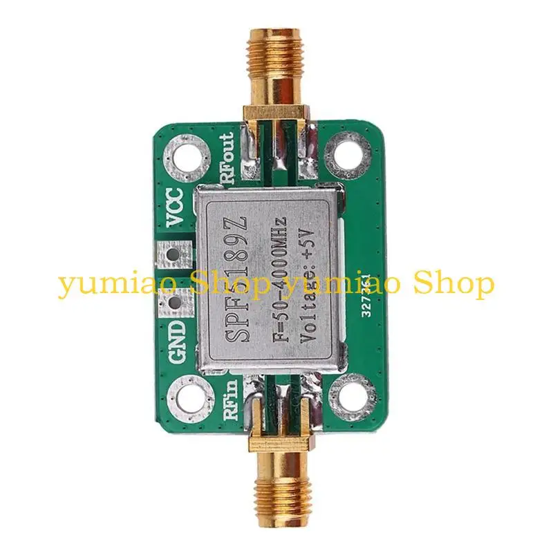 587B 50-4000MHz RF amplificador, Módulo amplificador potência sinal banda larga RF VHF UHF