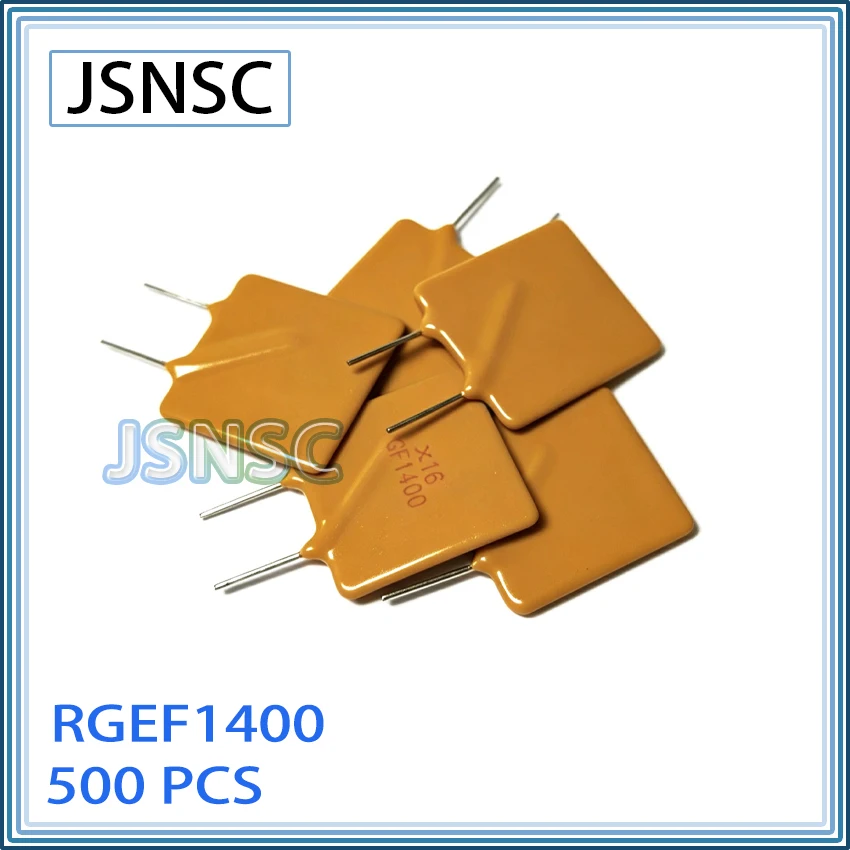 JSNSC fuse 500PCS RGEF1400 GF1400 16V 14A DIP Resettable Self-Recovery PPTC 2pin