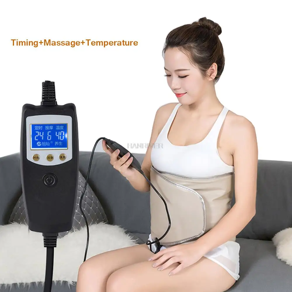 Heating belt, abdomen, fat shedding, weight loss, hot compress, vibrating electric heating massager