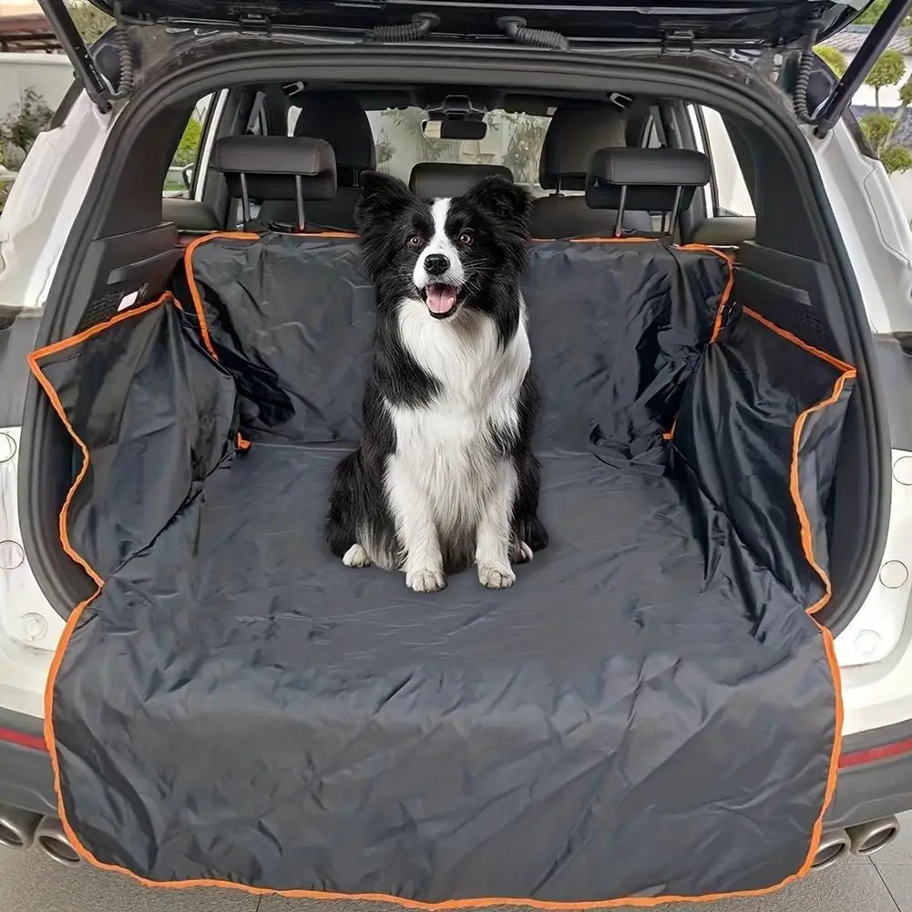 Car Trunk Anti-Dirt Pet Mat Waterproof Oxford Cloth Dog Car Seat Cover Pet Travel Dog Carrier Car Trunk SUV Cargo Liner Mattress - view 2