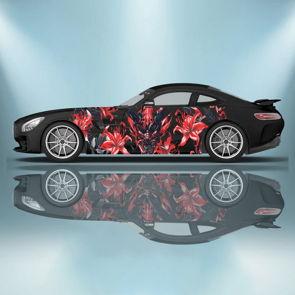horror-demon-red-hell-flower-car-sticker-full-body-decal-decoration-scratch-protection-car-sticker-waterproof-car-vinyl-wraps