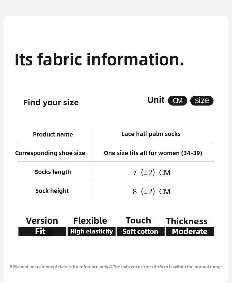 Sommer dünne Spitze unsichtbare Socken Split Toe Vorfuß Socken für Frauen High Heel Hausschuhe Schuhe atmungsaktive Spitzensocken für Halloween – Detail 29