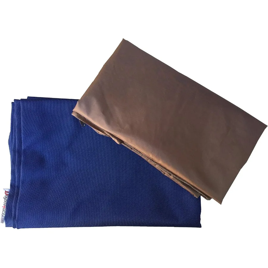 Cama para perros de espuma viscoelástica de gel para mascotas pequeñas a medianas y grandes con cubierta interna impermeable Tela de nailon duradera 1680 en azul Dimensi