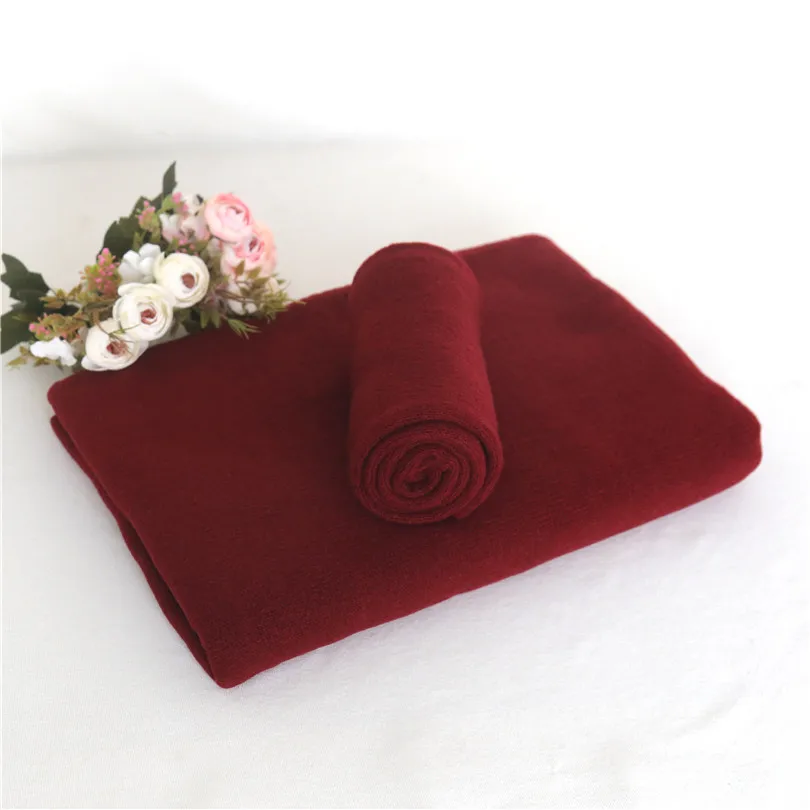 Virntage Newborn Stretch Wrap and Beanbag Blanket Photography Props Soft Baby Photo Wrap Set for Photoshoot Backdrop