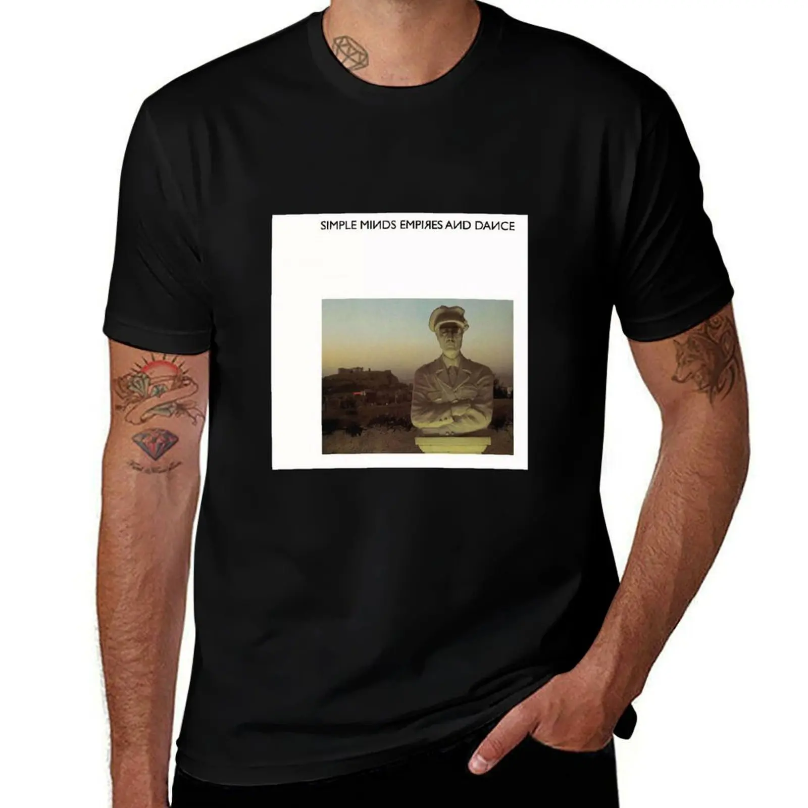 Simple Minds – Empires and Dance T-Shirt Fashion Pattern Printed Tee Shirt T-Shirt