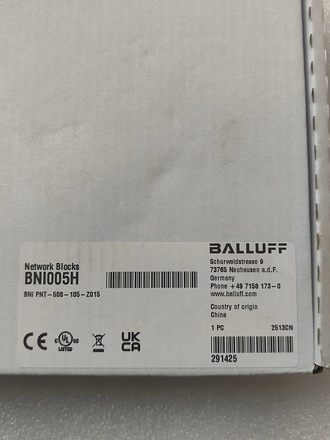 BALLUFF BNI005H Network Module