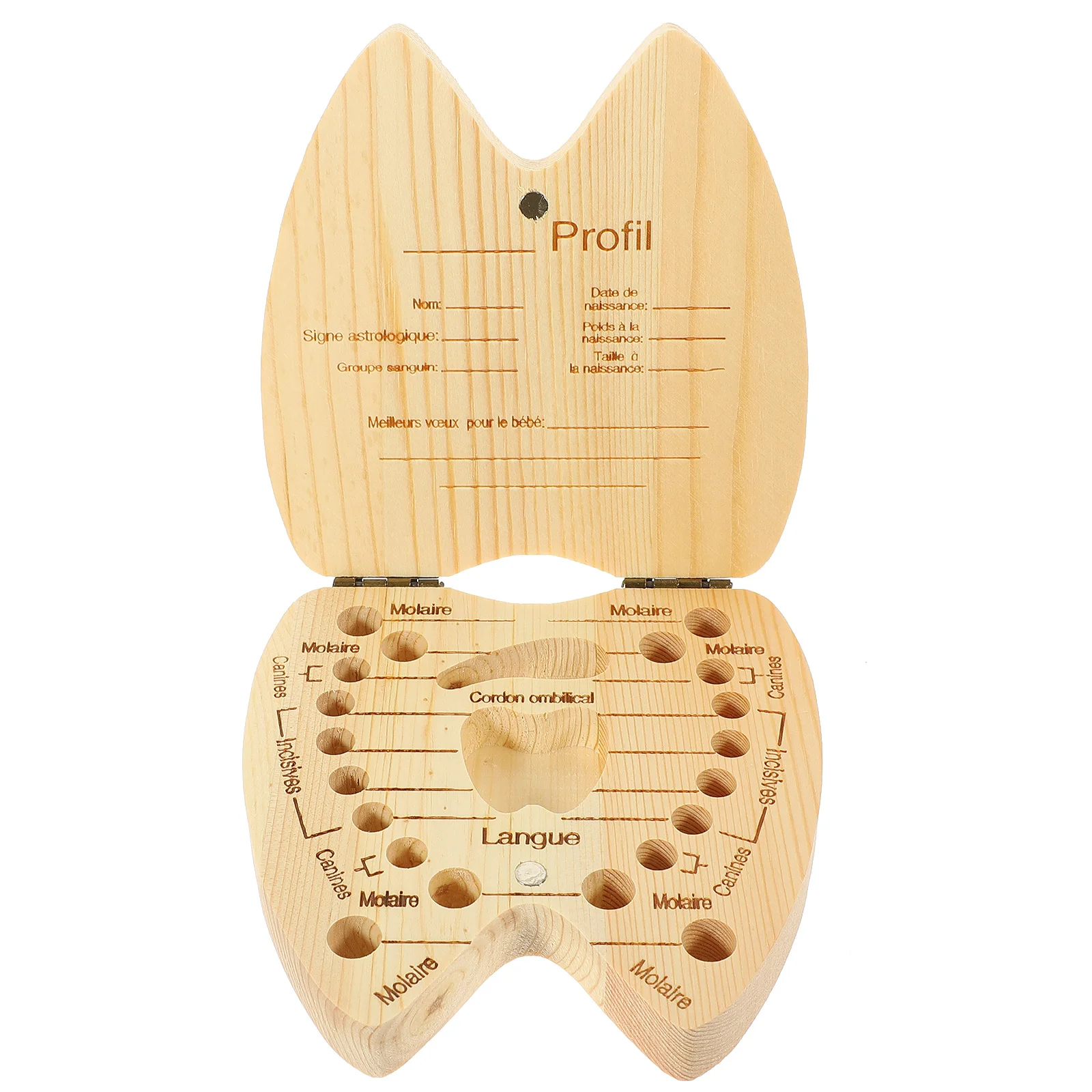 

1Pcs Kids Teeth Storage Box Baby Tooth Keepsake Container Compact Design Easy to Store Suitable for Recording First Lost Tooth