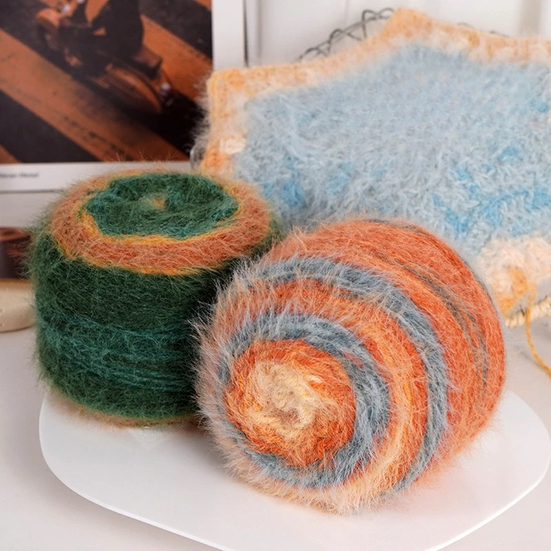Woven Scarf Blanket - 400 g lange, fluweelzachte garen in