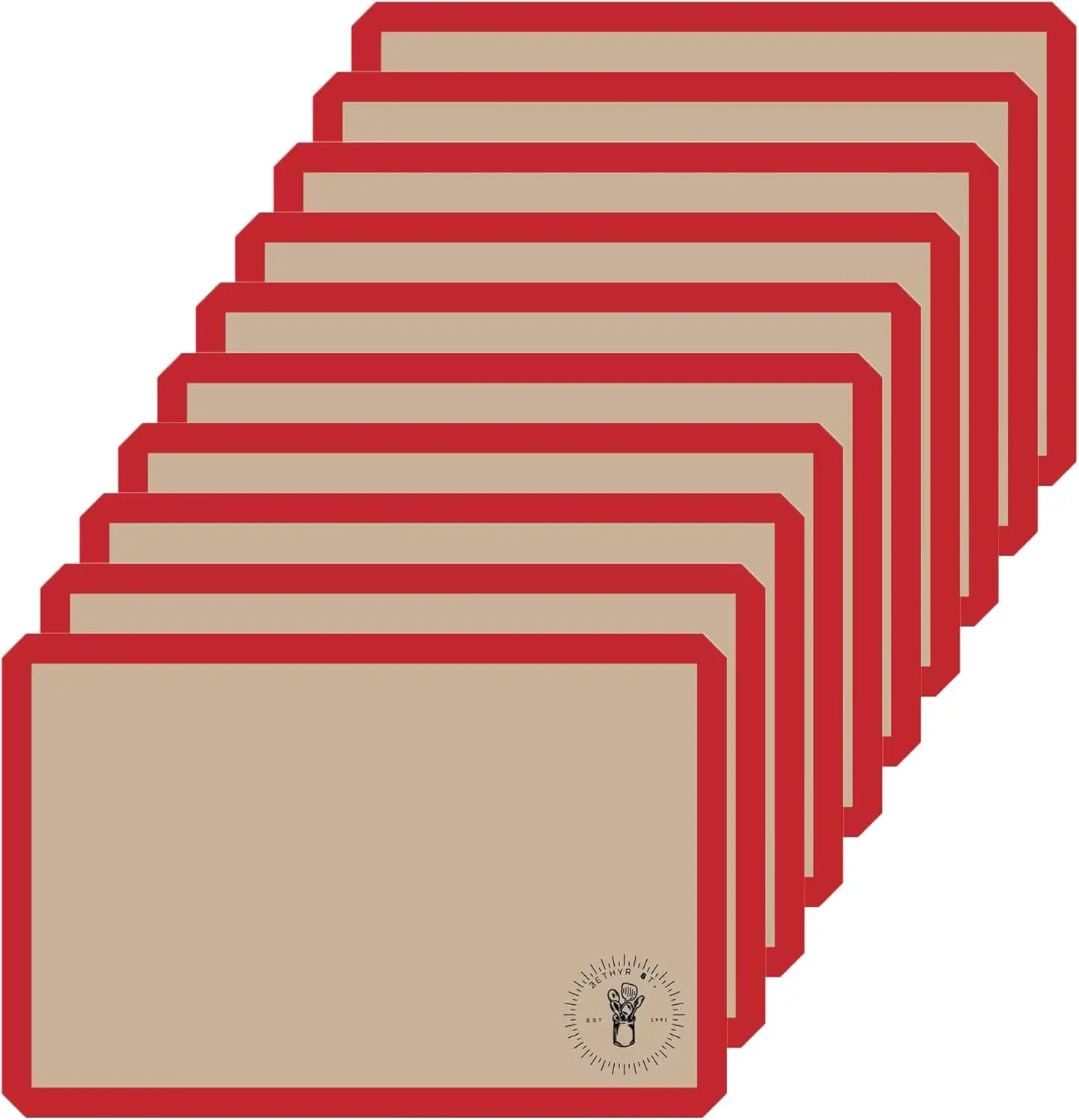 

Силиконовые антипригарные подложки для выпечки, полноразмерные, 17 x 25 дюймов, набор из нескольких штук, идеальные для выпечки