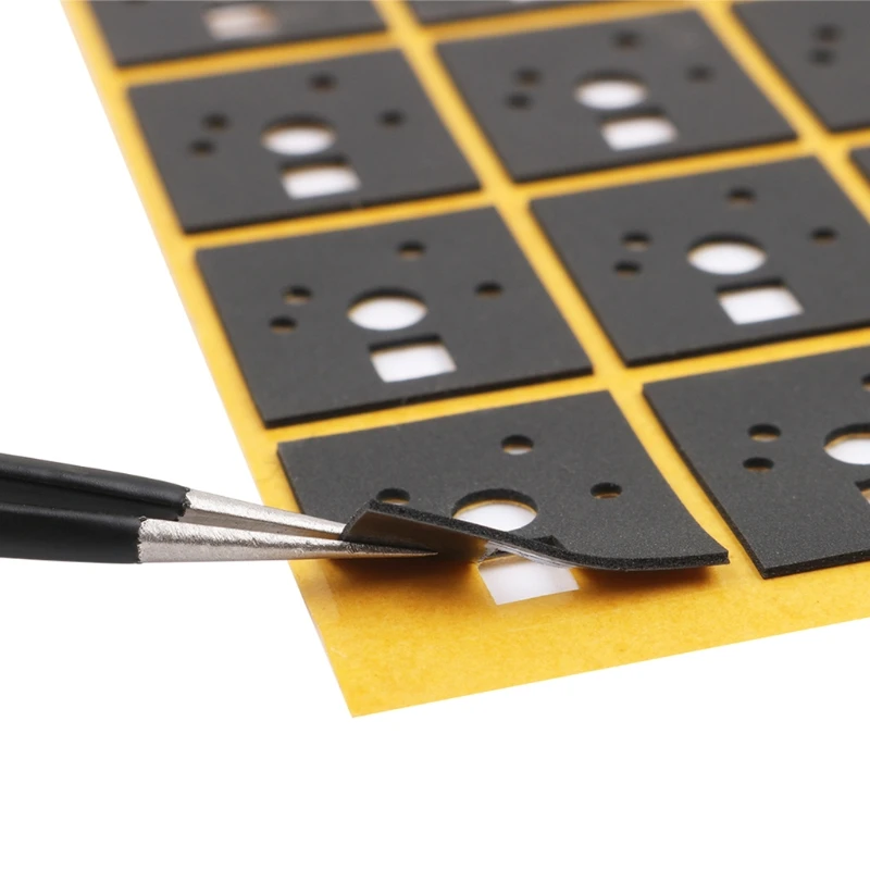 

120 Pieces Mechanical Keyboard Switch Sticker Noise Dampener Foam Sound Reduction Insulation Film for Switch Stabilizer Dropship