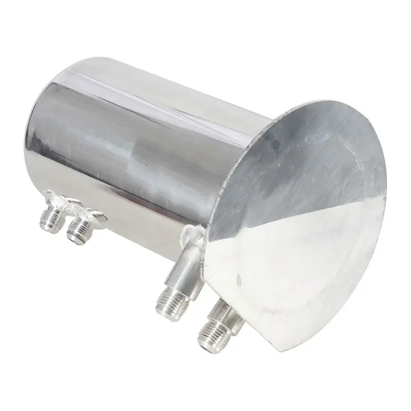 Car Universal 2.5L / 0.66 Gallons Dome Fuel Surge Tank Turbo Tank AN8 - AN10 Oil Catch Can Car Modified-A28K