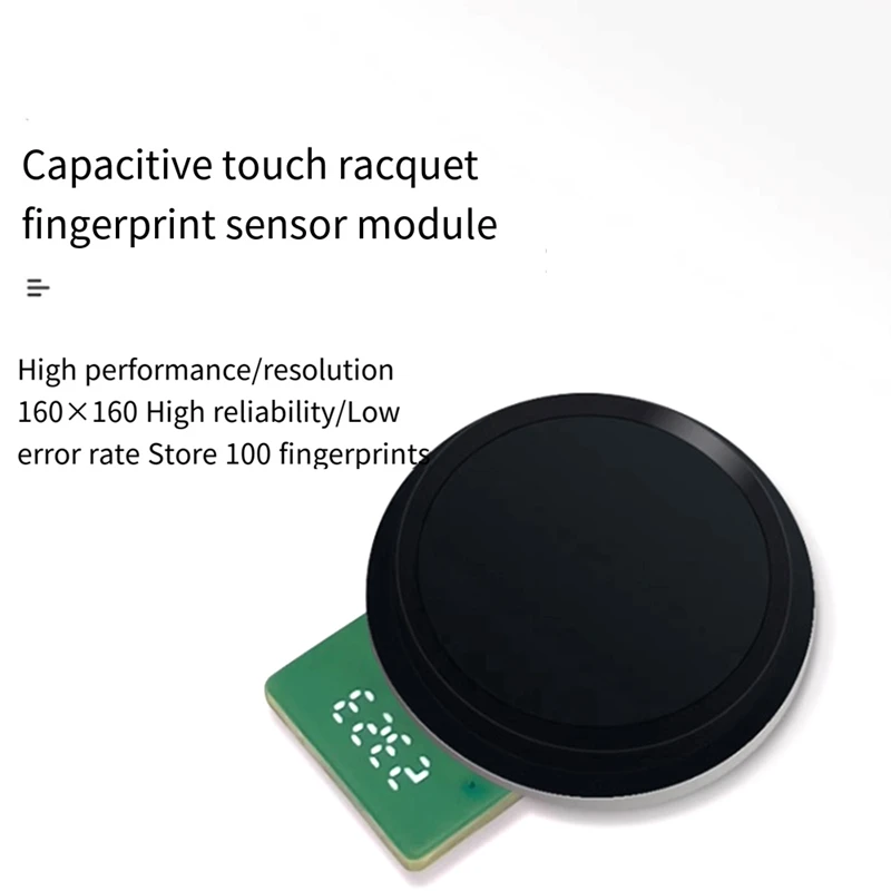 Fingerprint Recognition Module ZW0642 Capacitive Touch Fingerprint Sensing Module Door Lock Acquisition Module, Easy Install A