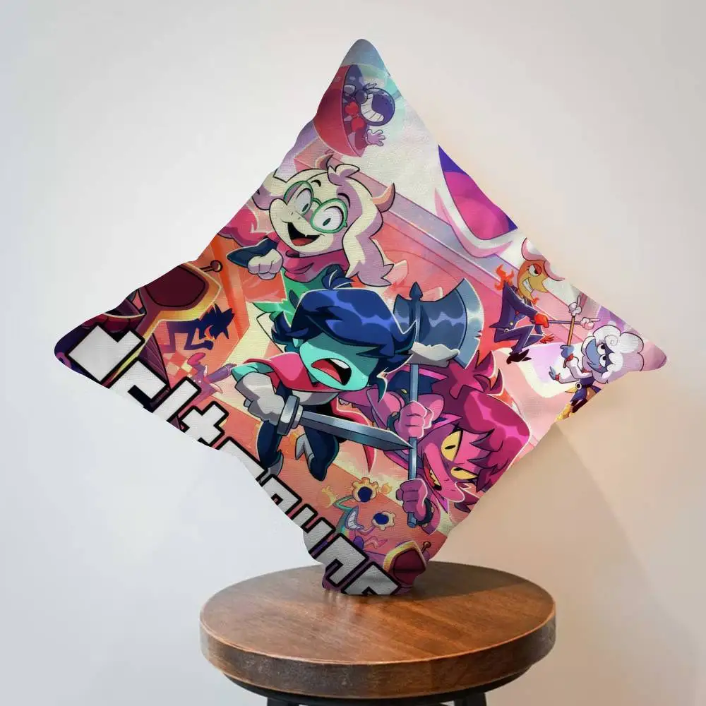 Game Deltarunes Personalized picture text home decorative pillows Household Gifts 45x45cm