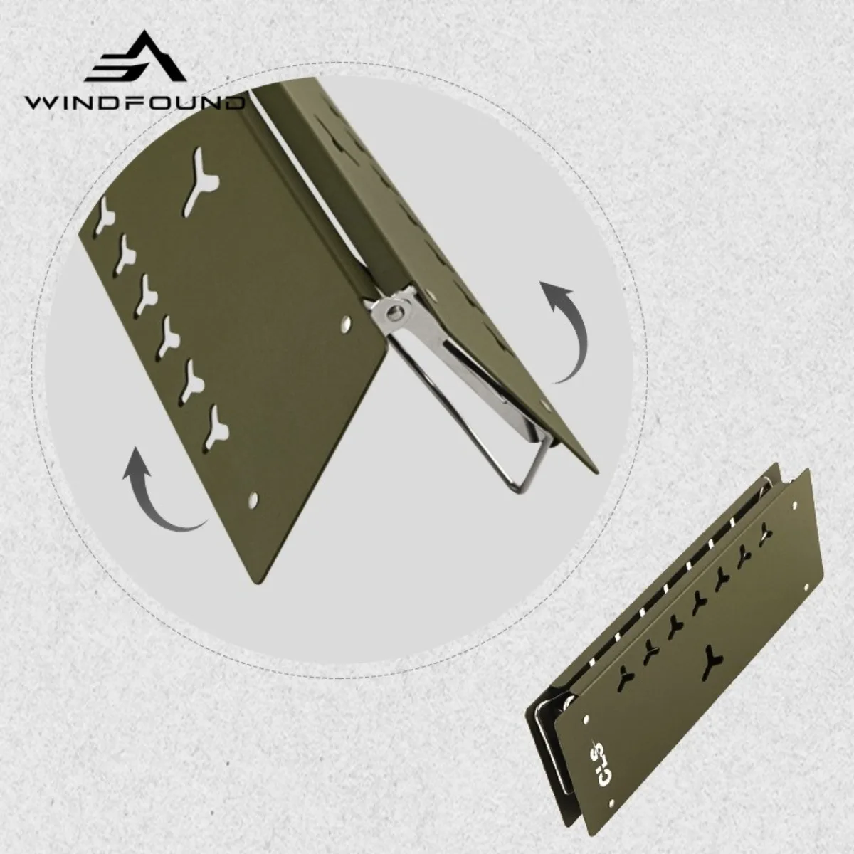 Outdoor Mini Single Table, Hiking, Camping, Portable Folding, Car Mounted Mountain Picnic