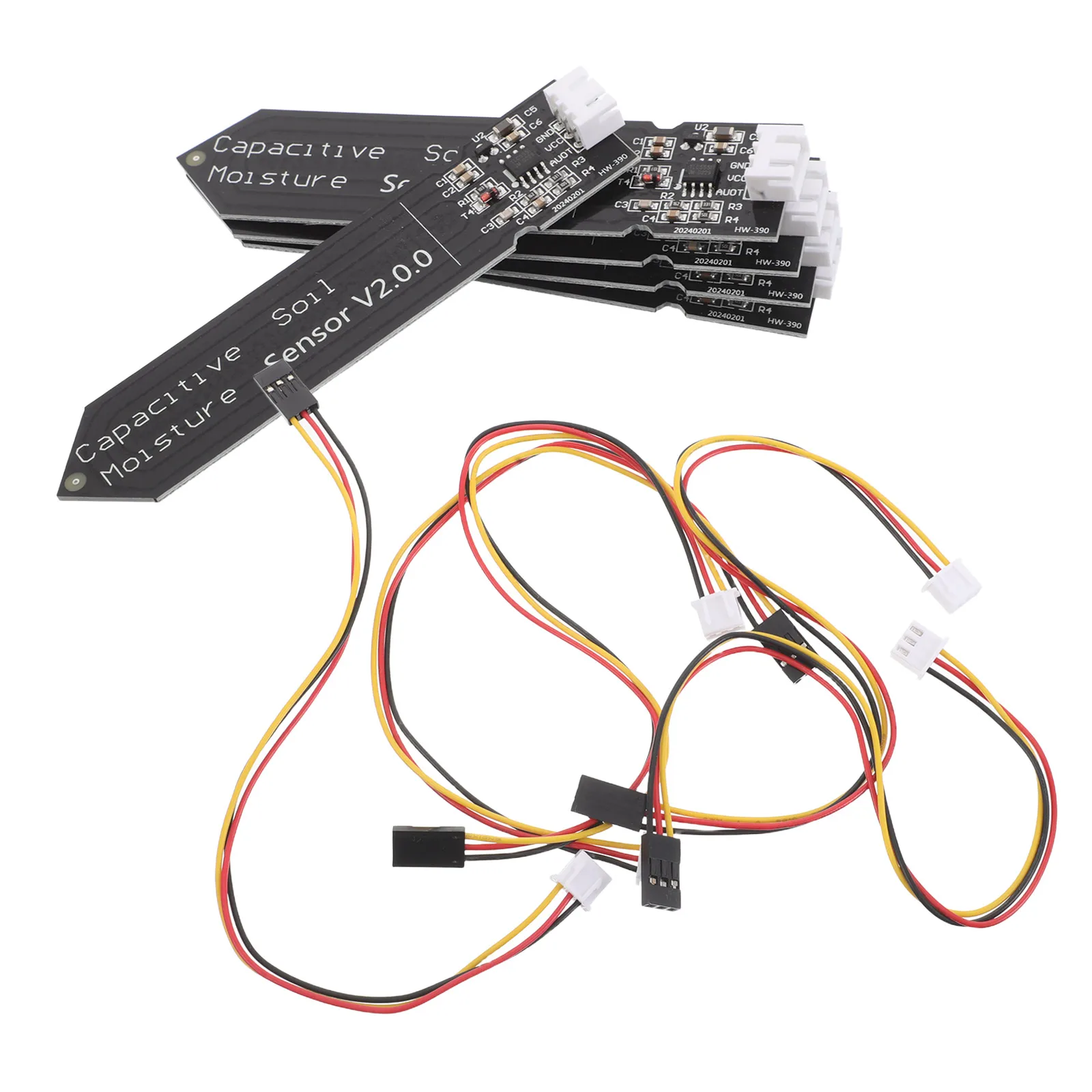 

5Pcs Soil Moisture Meter Wide Voltage Compatibility Real Time Data Feedback for Growth Monitoring