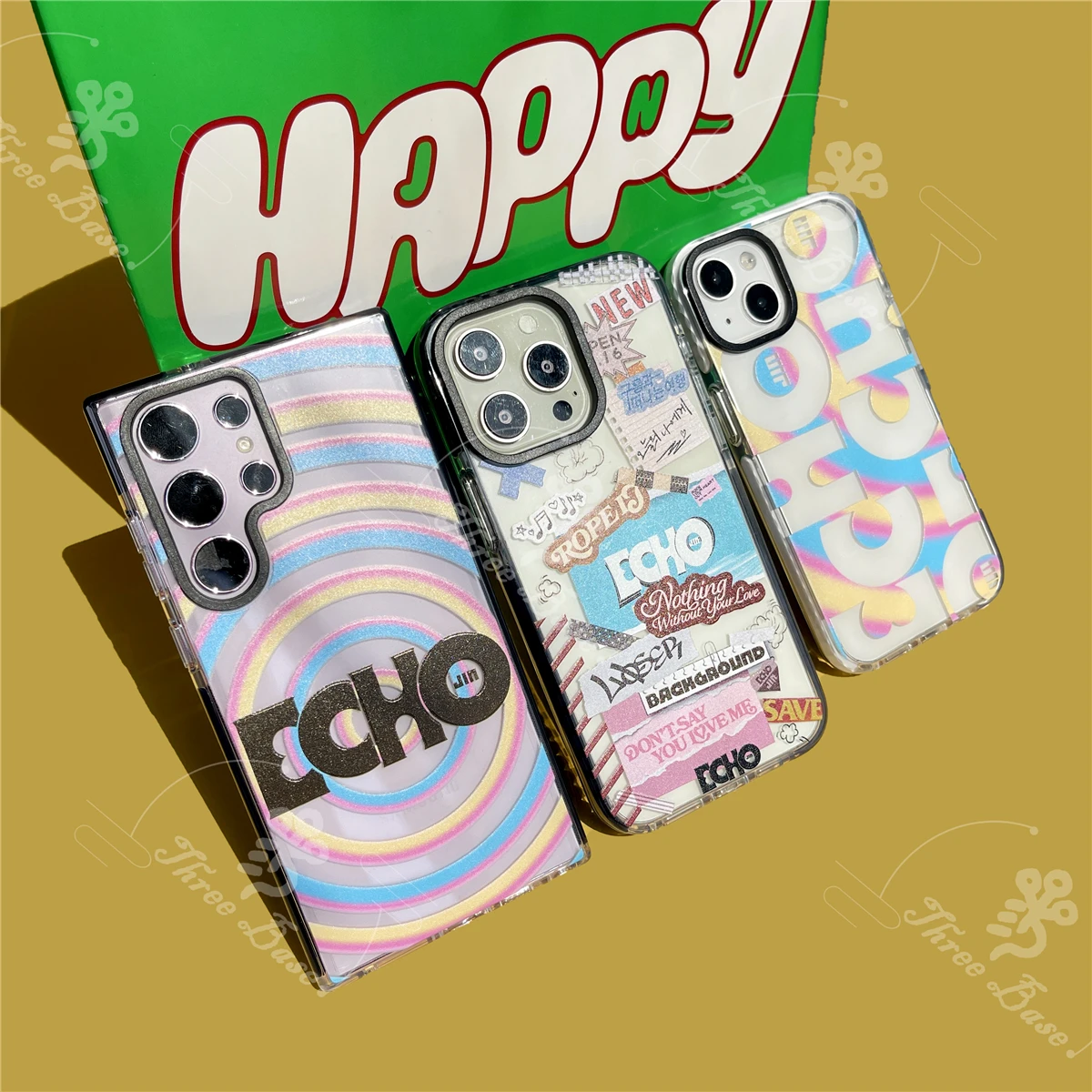 Phone case JIN ECHO For Samsung galaxy S25 ULTRA S25 Edge S24 S23 FE S22 S21 S20 A56 A55 A54 A36 A35 A06 A05 A52 A53 A16 A15 A14