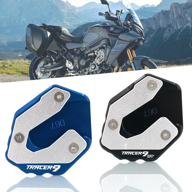 

Motorcycle CNC Kickstand Foot Side Stand Extension Pad Support Plate Enlarge For YAMAHA TRACER 9 TRACER 9/GT 2021 2022