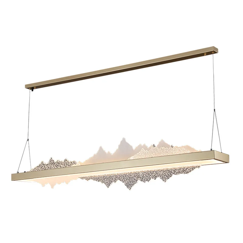

Light luxury and simple bar lamp designer Zen study creative strip decorative tea room lamp