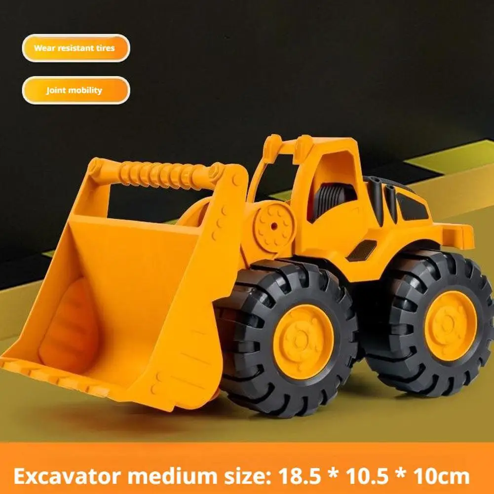 Excavator Dump Truck Model Toy Engineering Vehicle Set Construction Fleet Toddler Early Education Forklift Inertia Vehicle Toys