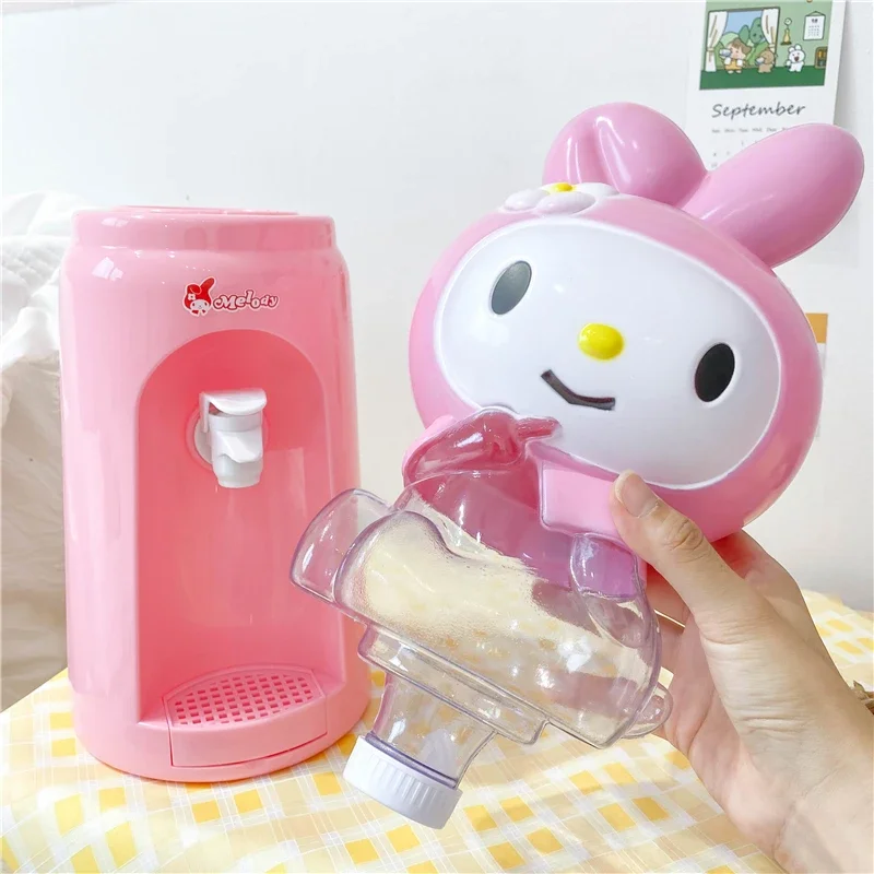 Distributeur d'eau de bureau de dessin animé pour filles, 2L, Kawaii, Sanurgente, Hello Kittile, My Melody, Couple de beauté mignon, jouets de grande capacité, cadeau