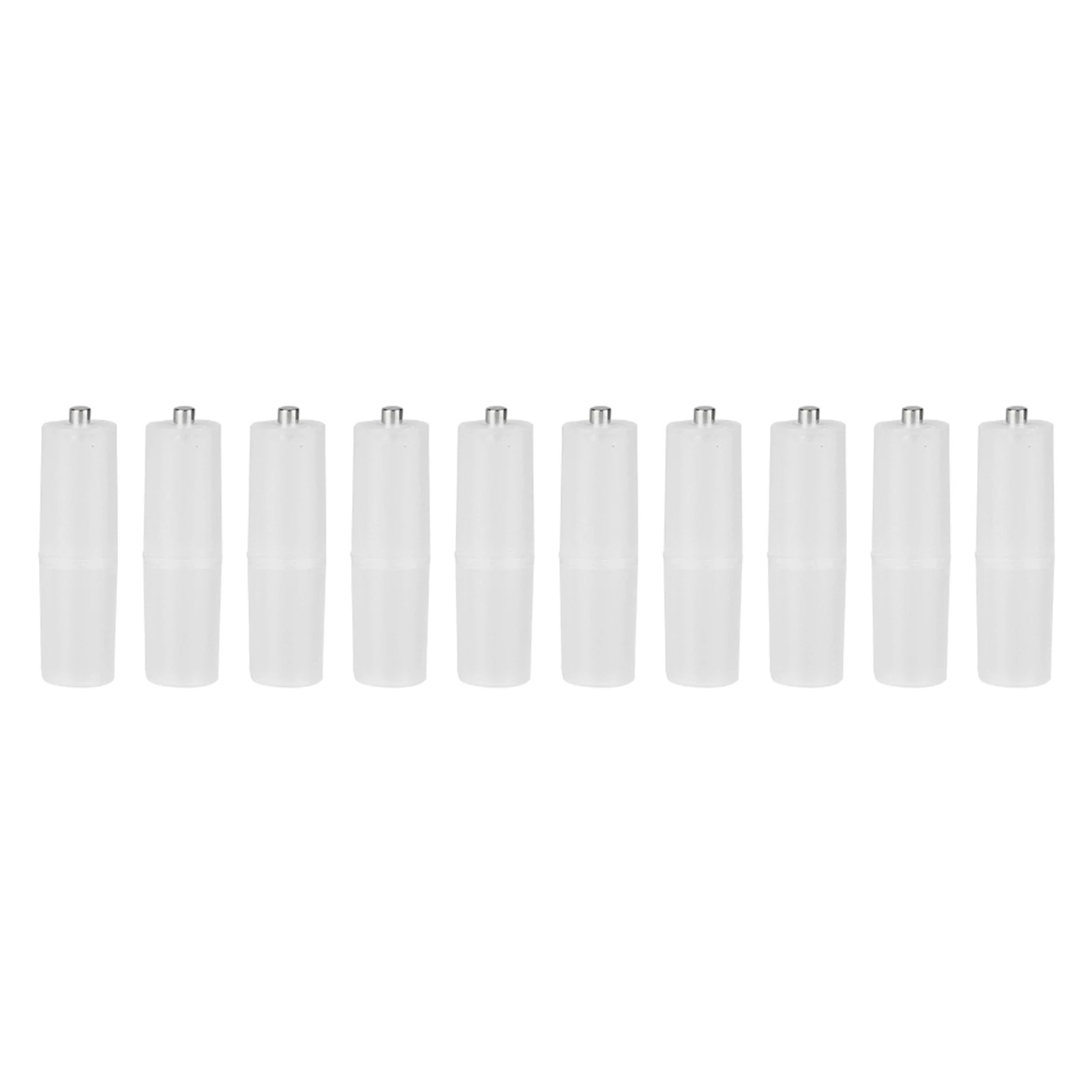 10PCS AAA to AA Size Cell Battery Converter Adapter Batteries Holder Case Switcher