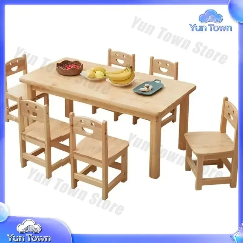 for kids study table and chair set natural wood children desk with chair customizable cheap home office furniture for