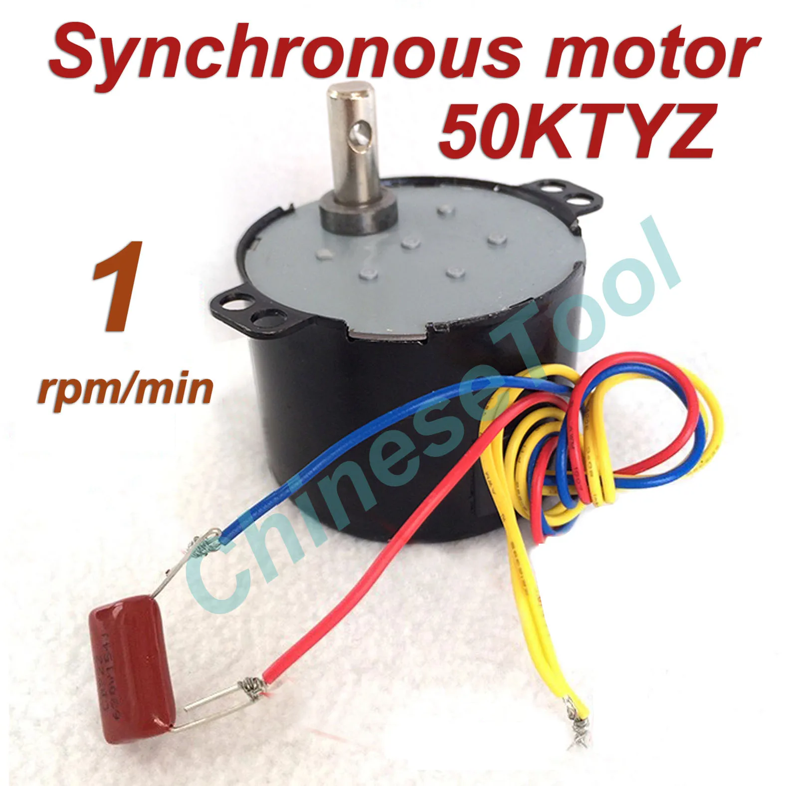 US stock Synchronous Motor 50KTYZ AC 110V 120V 50/60Hz CW/CCW 6W 30kgf.cm