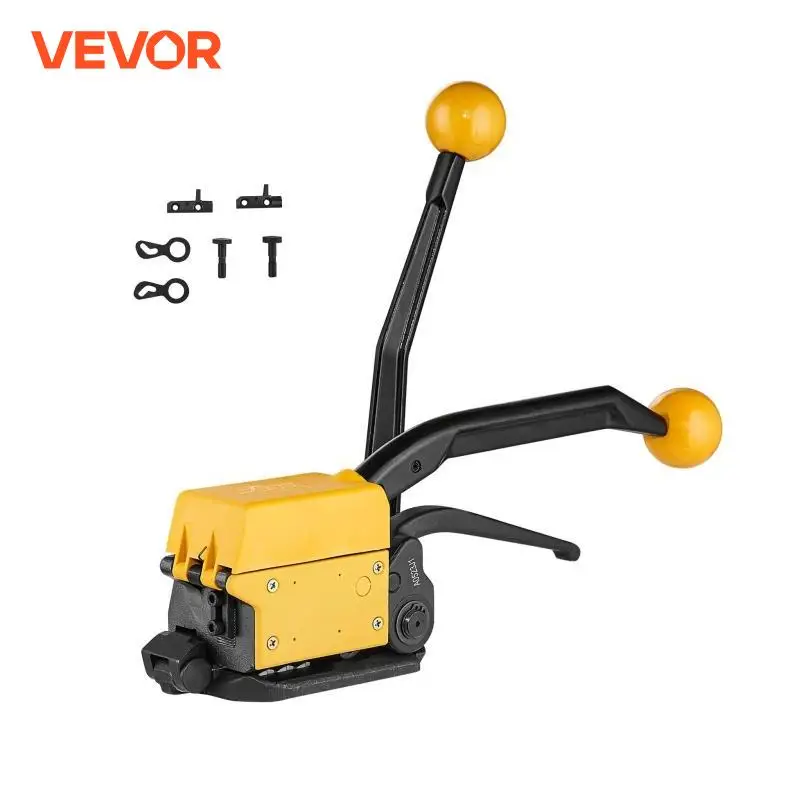 VEVOR A333 Manual Sealless Steel Strapping Machine Belt Packaging Banding Bander Packing Machinery for 1/2\