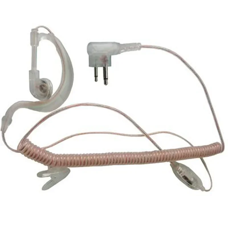 Handsfree Flexible Transparent Earphone PTT Mic Microphone Headset for Motorola GP88 GP88S GP2000 GP3188 GP3688 Walkie Talkie