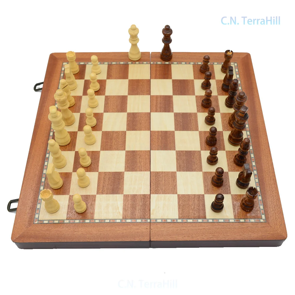 Drewniany, składany, magnetycz – Chess Set Wooden recenzja i cena