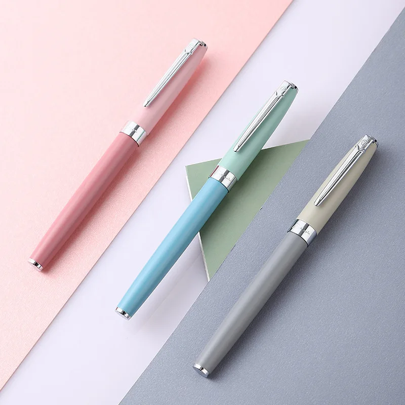 

Picasso 717 Morandi Color Series Fountain Pen Iridium F 0.5mm Nib Student Exam Pen Calligraphy Writing Gift for Girls Supplies