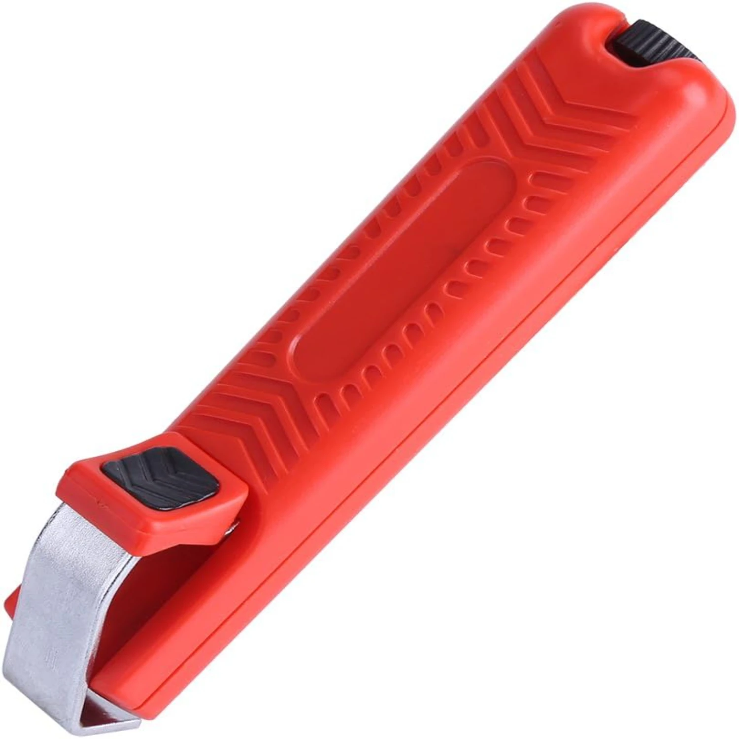 Efficient and Excellent Red Plastic Cable Stripper - Fast and Precise Wire Stripping Cutter Tool for PVC and Rubber Cables, Easy
