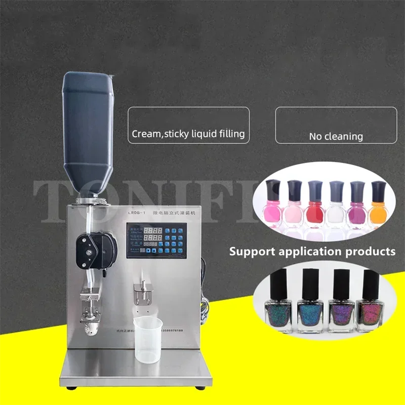 Filling Machine Vertical Nail Polish UV Gel Cream Body Lotion Dispenser Filling Machine