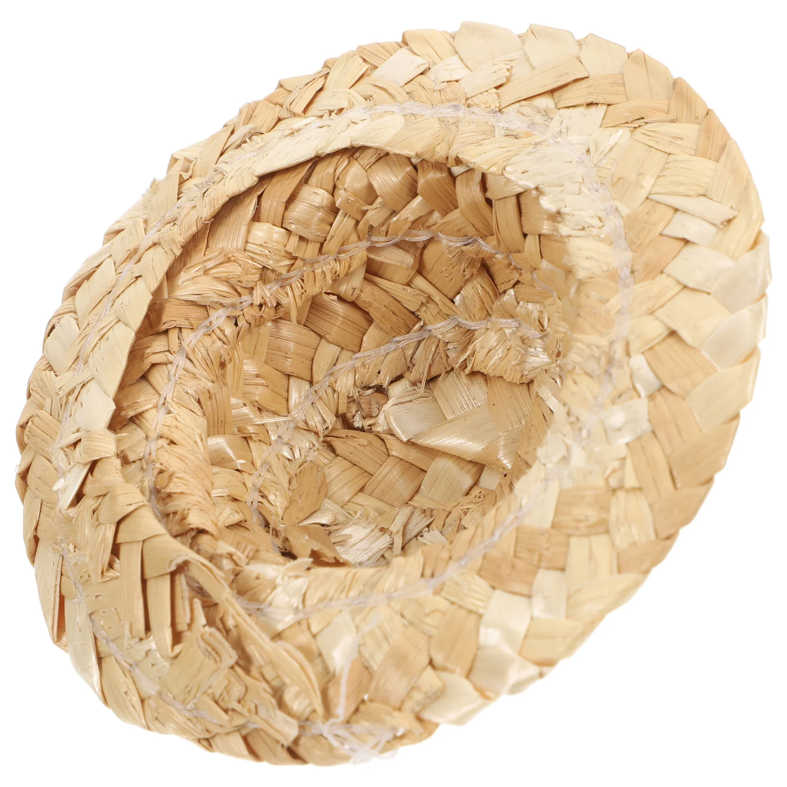 

Painting Straw Kids DIY Craft Mini Sun Hat for Summer Beach Project Supplies Painting Props Kids Supplies