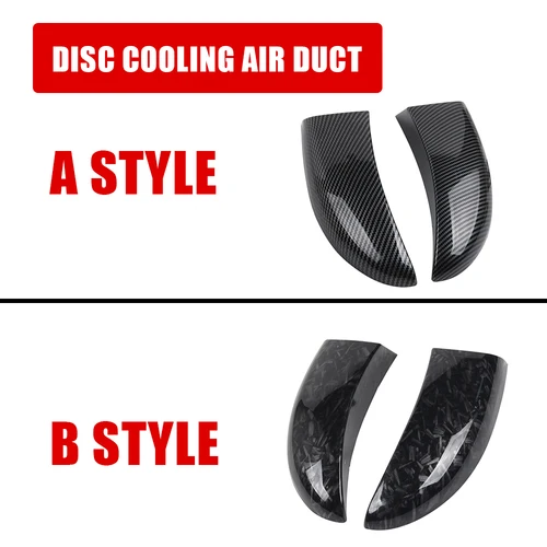 Imagen 2 del producto Sistema de refrigeración de frenos de disco delantero, conductos de aire para BMW S 1000 RR S1000 XR R HP4 para SUZUKI GSX-R 750 GSXR 600 1000 1300 R YZF R6 R1