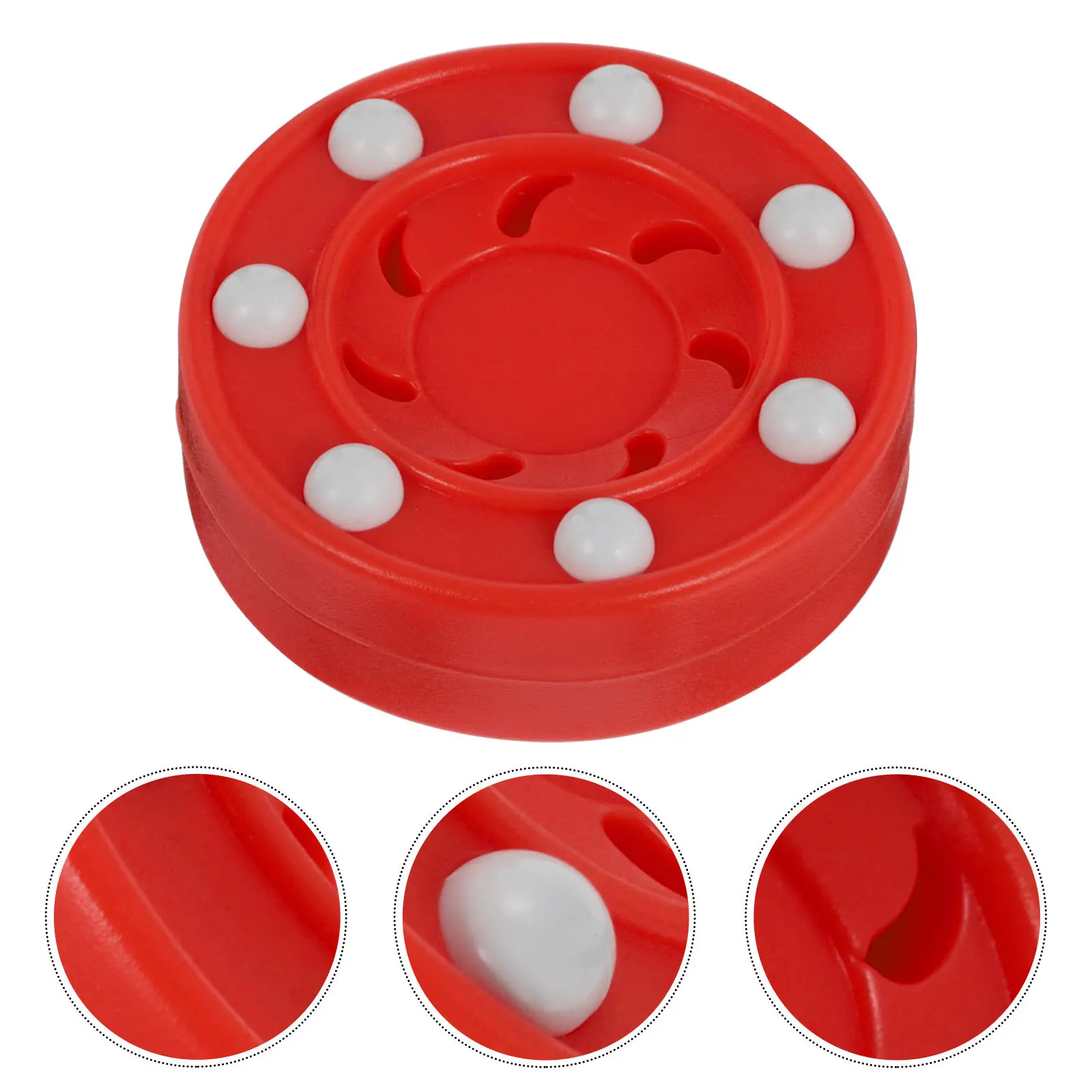 

1Pcs Roller Hockey Puck Professional Training Puck PP Material Lightweight High Density Shockproof Core for Smooth Indoor