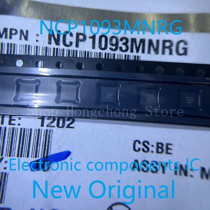 

Новый оригинальный контроллер NCP1093MNRG NCP1093 NCP1093MN МАРКИРОВКА DFN10 Power over Ethernet (PoE), 2 шт.