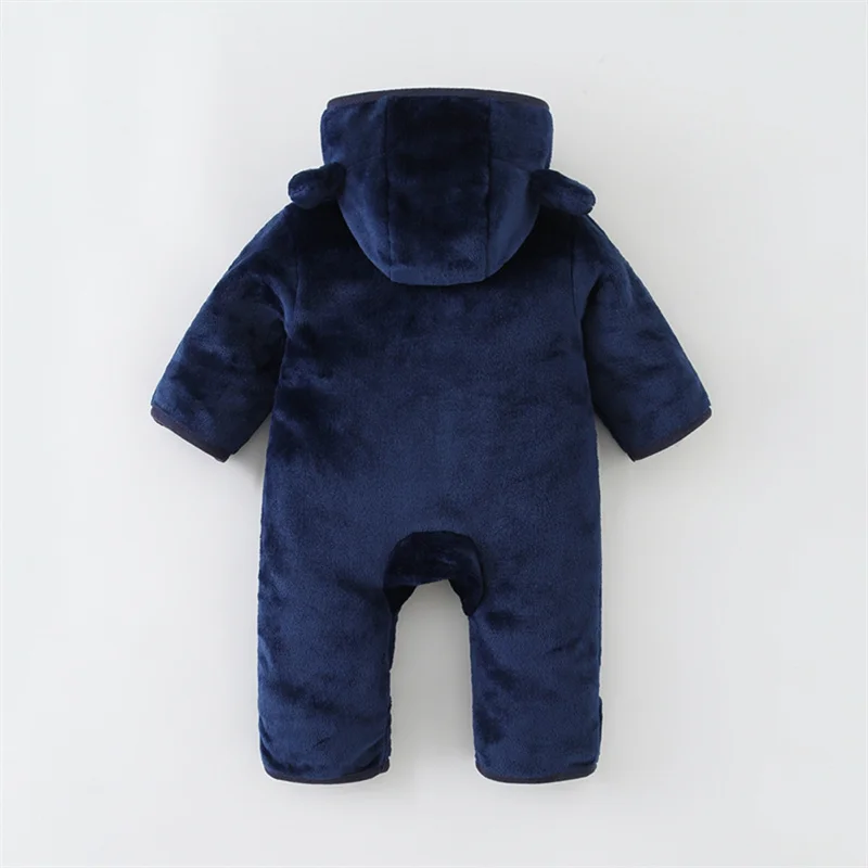 Newborn Baby Bodysuit Flannel Autumn Winter Boys Girl Clothes Cute Newborn Romper Soft Infant Clothing 0-9 Months