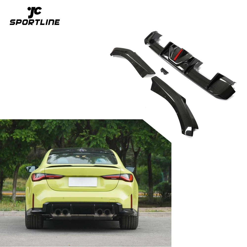 

4Series G82 Dry Carbon Fiber Rear Lip Spoiler Diffuser For BMW G82 G83 M4 2021-2022