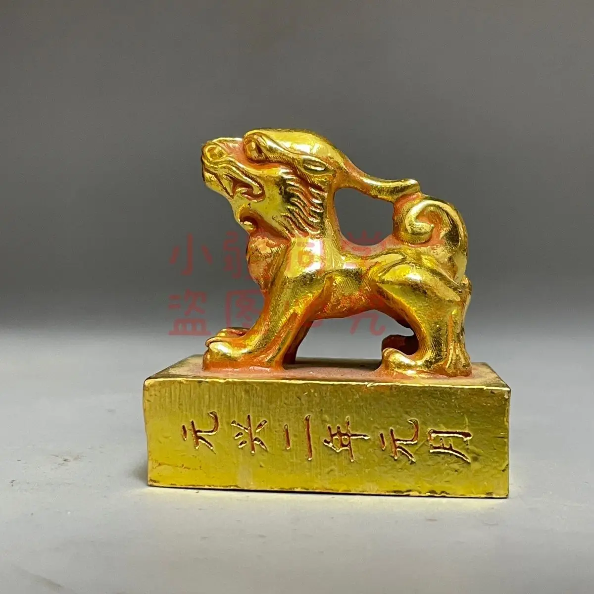 Antique antique auspicious beast handicrafts, Pixiu solid, seal study, idle chapter ornament