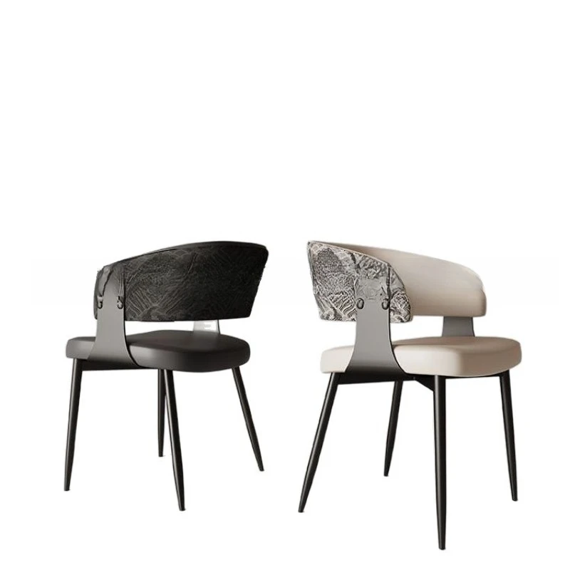 

Dining Chair Home Simple Modern Dining Table Chair Leisure Backrest Stool