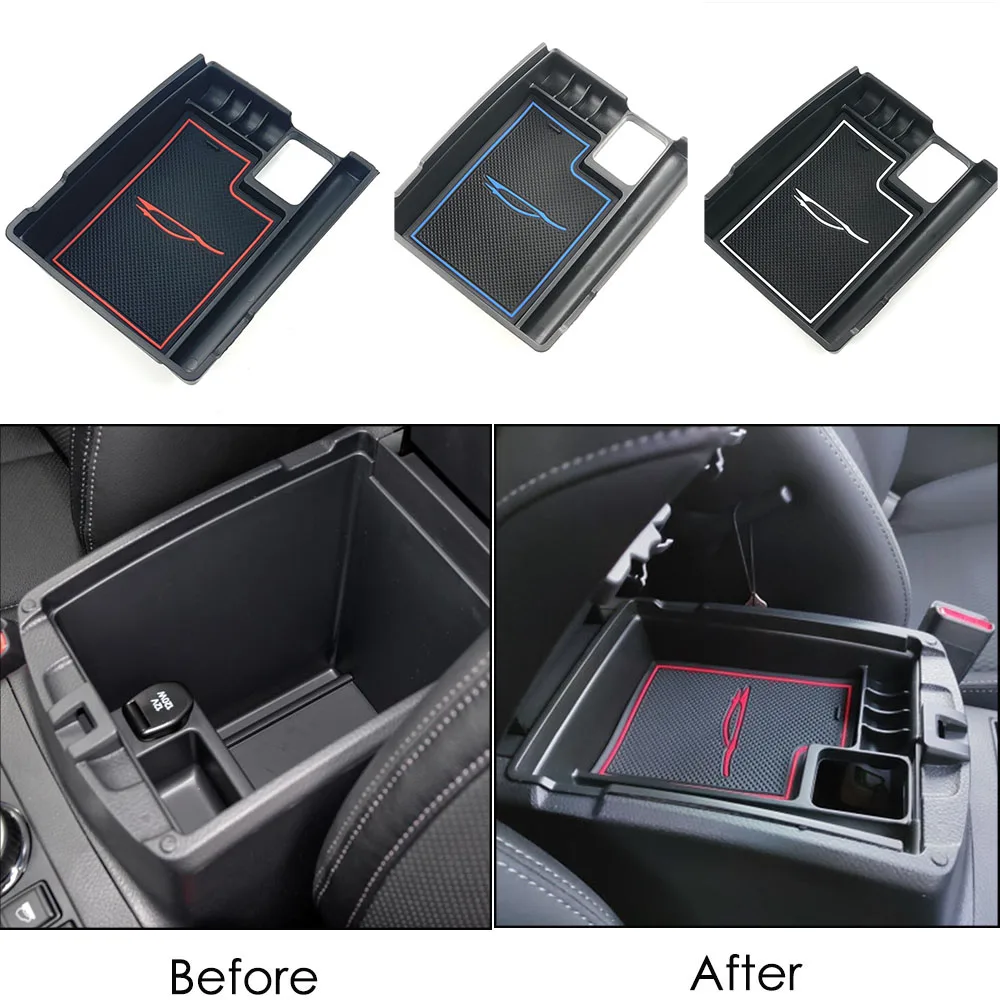 Central Console Armrest Box Secondary Multifunction Storage Box Phone Holders Tray Accessory for Nissan Qashqai J11 2014 - 2019