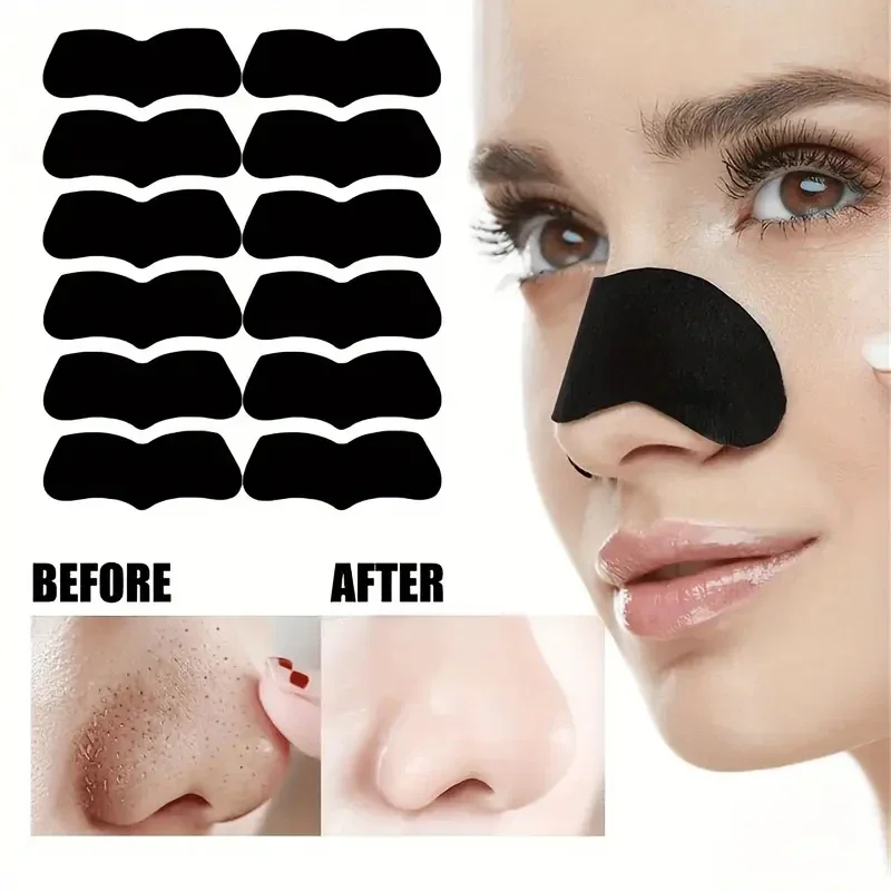 Nez points noirs enlever masque plâtre nez bandes enlever points noirs Pores points noirs dissolvant acné Peel masque Patch de nettoyage soins de la peau