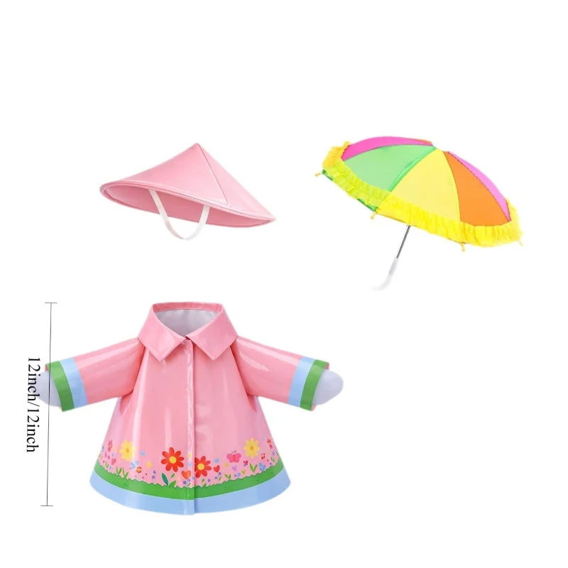 Courtyard Lawn Goose Statue Raincoat Outfit Decorative Goose Costume For 23 Inch Statue Yard Garden Ornament without goose