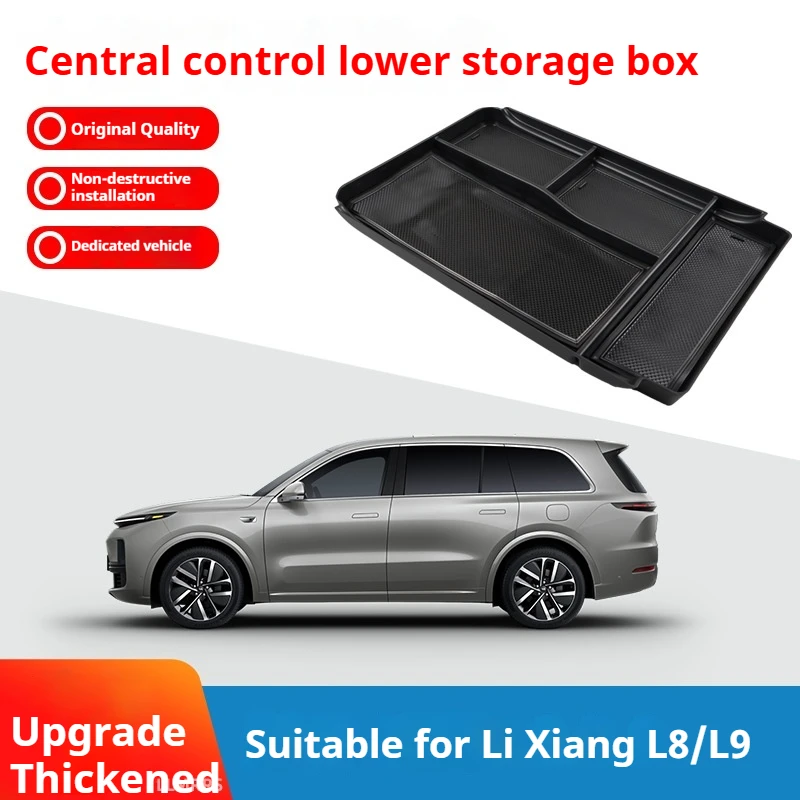Center Console Lower Storage Box For Li L8 L9 2023 2024 Car Interior Organizer car accessories interior car decorations