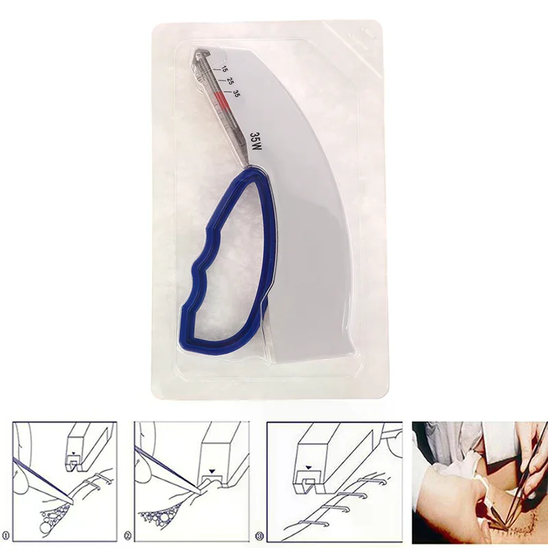 Medical Skin Stapling Device 35 Nail Wtype Skin Stitching Machine Surgery Special Stainless Steel Student Practice Device