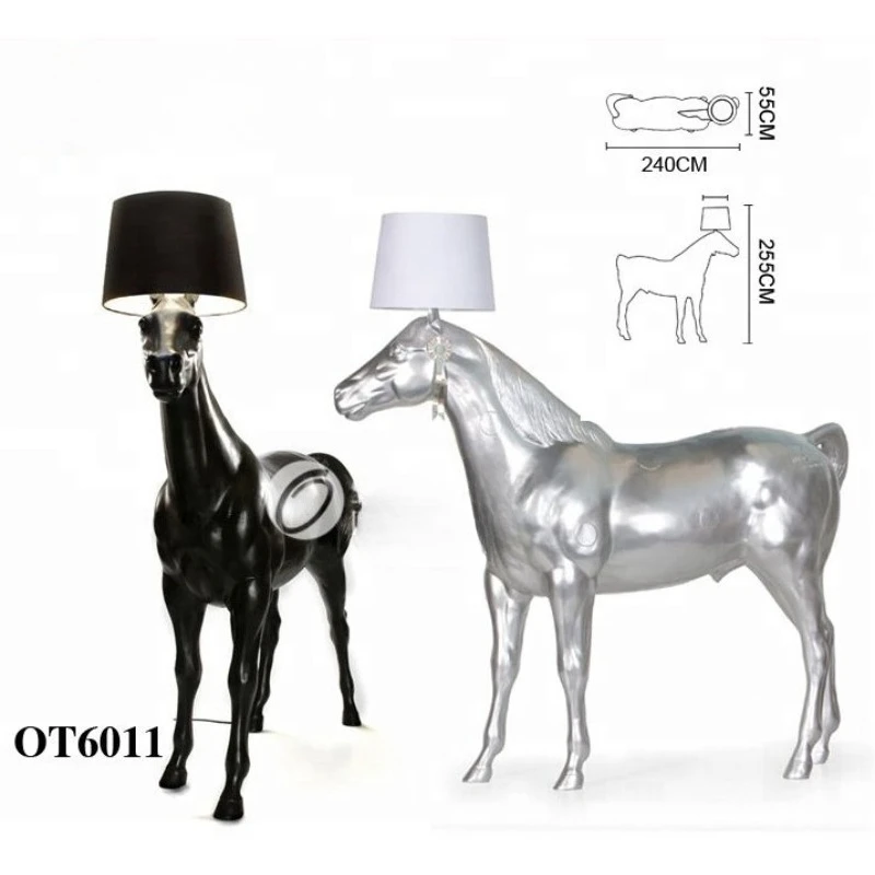 Modern animal-shaped horse bedside floor lamp desk OT6011